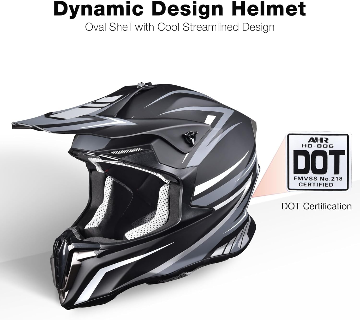 Adult Offroad Dirt Bike Helmet Motocross ATV Dirtbike Outdoor BMX MX Full Face Motorcycle Helmet DOT Approved