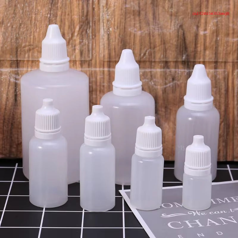 5-100Ml Empty Plastic Squeezable Dropper Bottles Eye Liquid Dropper Container Drop Shipping