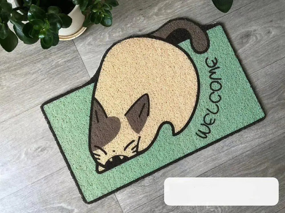 Absorbent Non-slip Bathroom Door Mat for Home Use