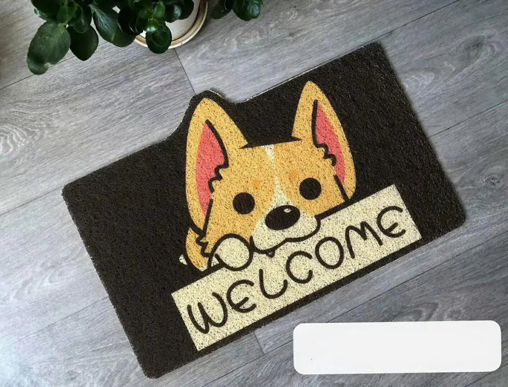 Absorbent Non-slip Bathroom Door Mat for Home Use