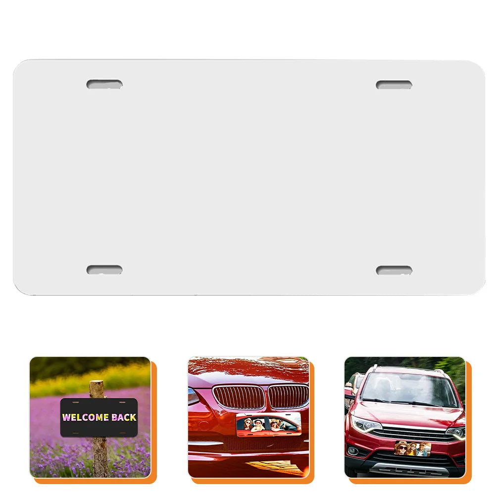 Blank License Plates DIY for Car Heat Transfer