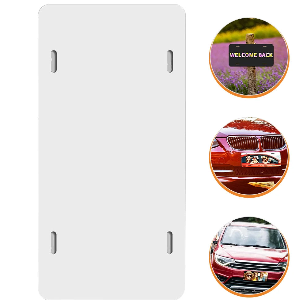 Blank License Plates DIY for Car Heat Transfer