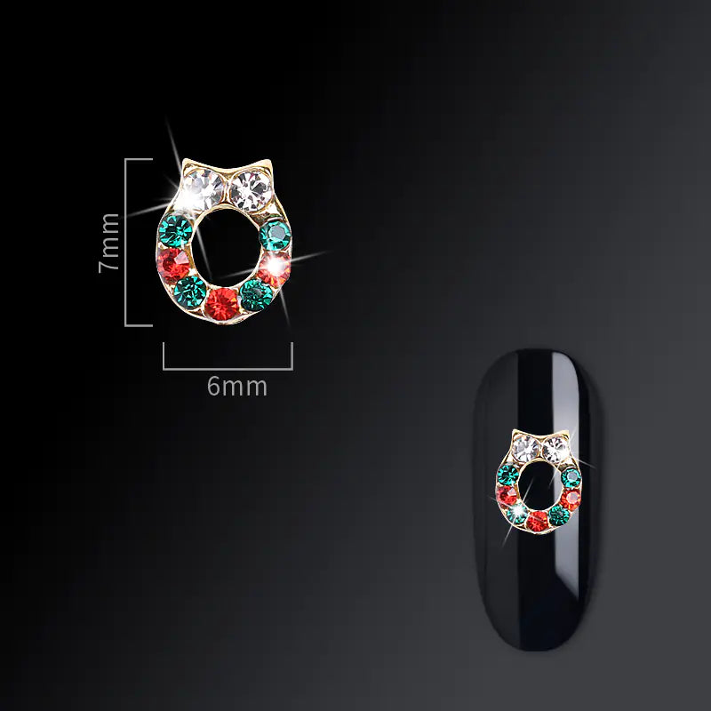 Goya Christmas Nail Art Accessories with Snowflake Design