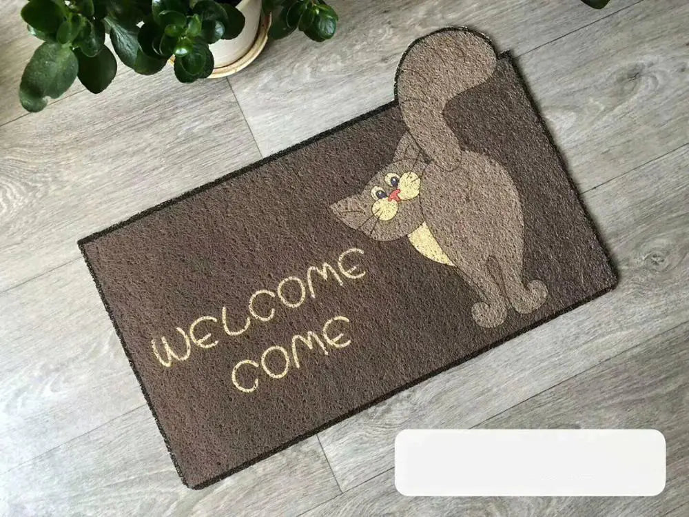 Absorbent Non-slip Bathroom Door Mat for Home Use