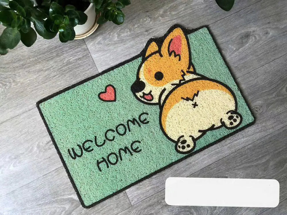 Absorbent Non-slip Bathroom Door Mat for Home Use