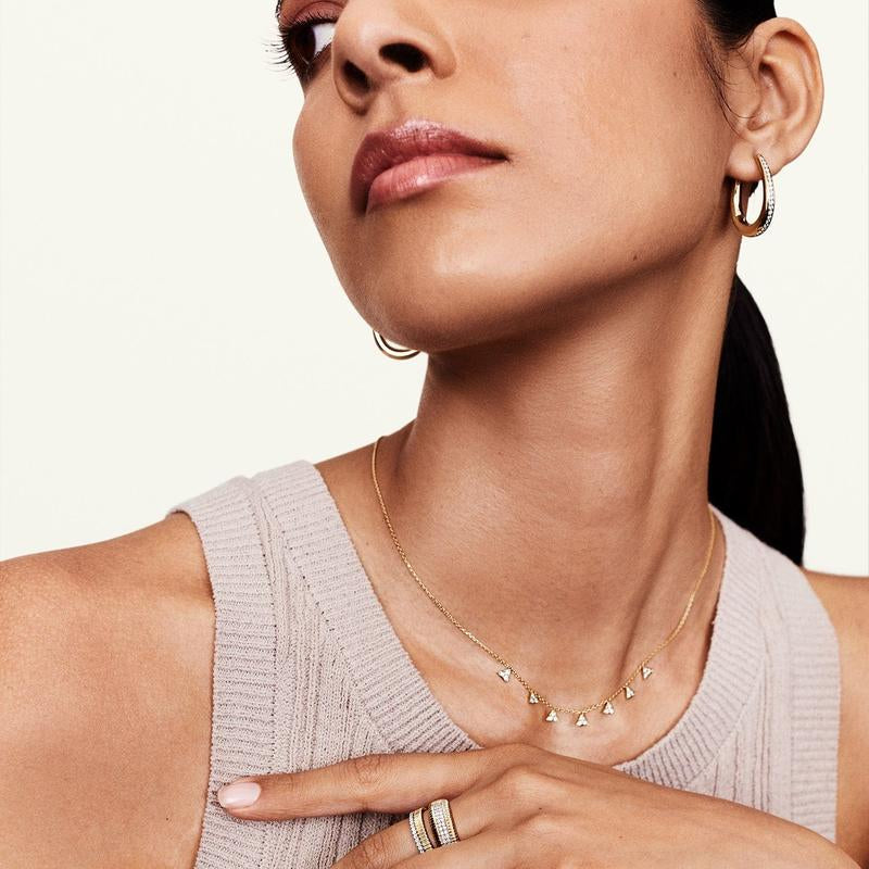 Droplet Diamond Earring