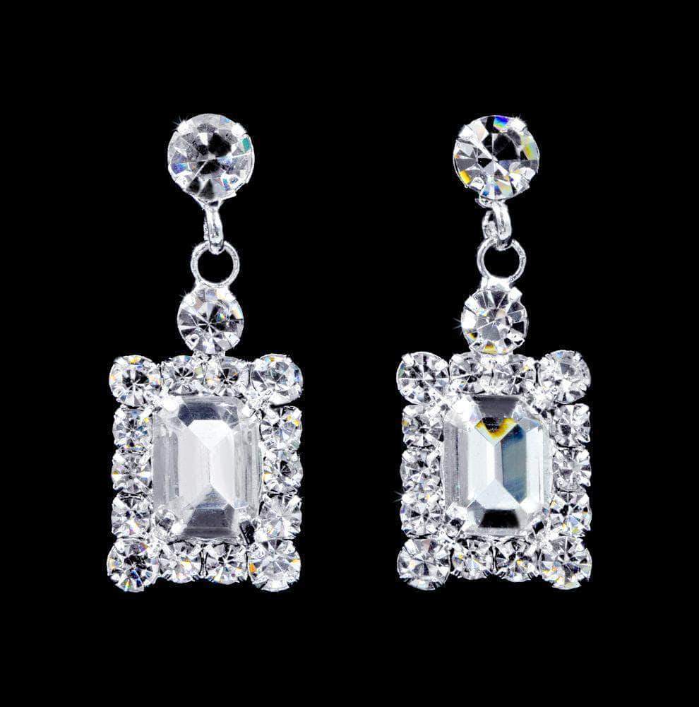 #16921 - Framed Octagon Drop Earrings-0