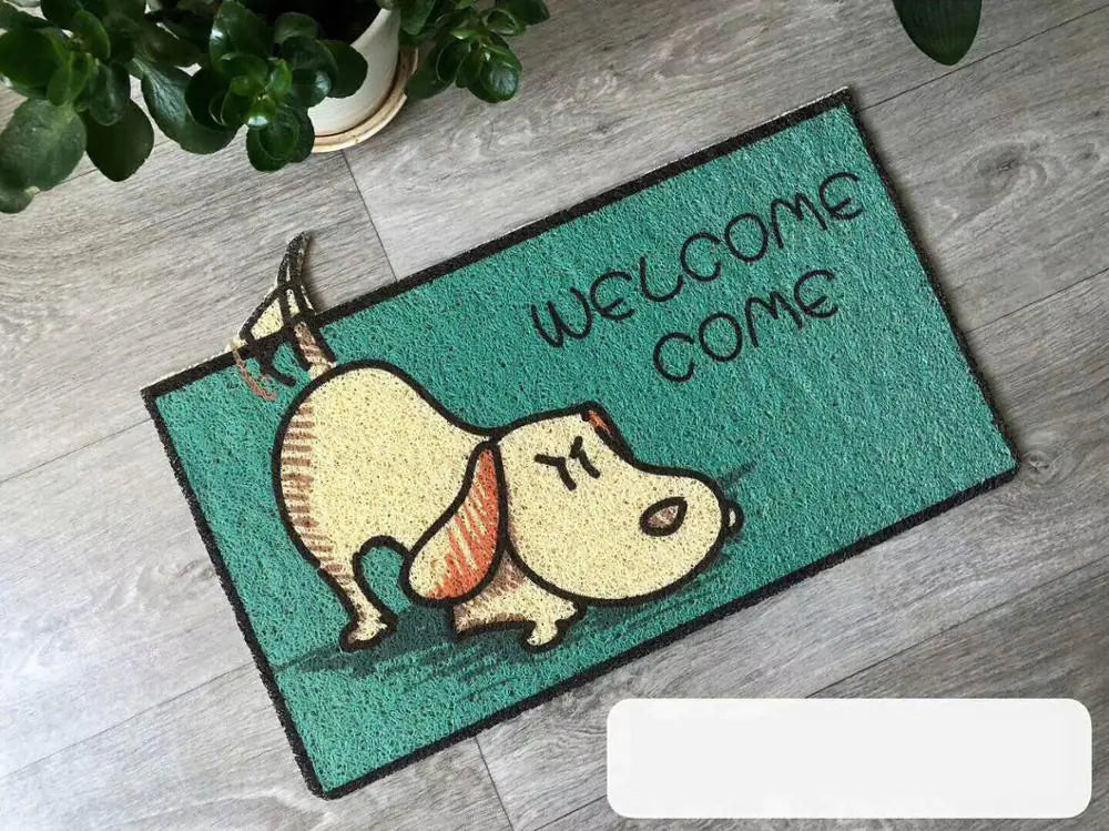 Absorbent Non-slip Bathroom Door Mat for Home Use