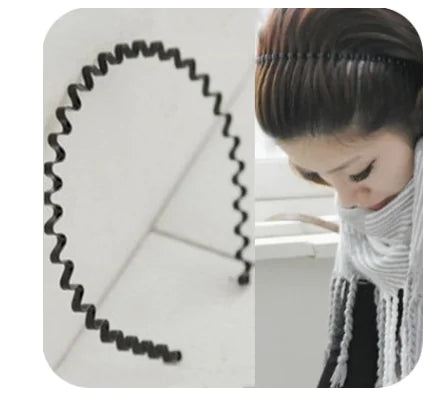 Unisex Wavy Headband - Korean Hair Accessories